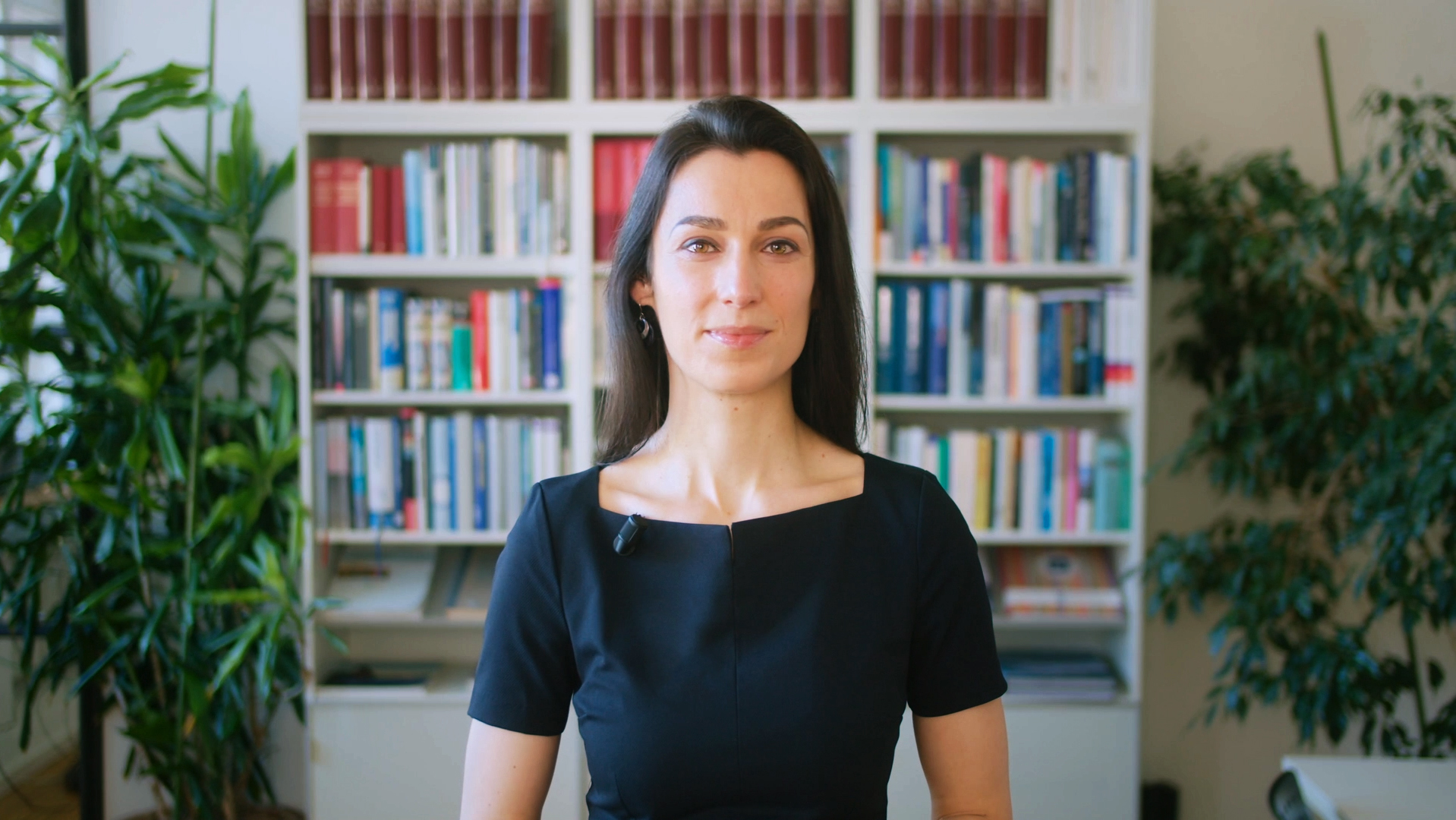 Michaela Sadewasser mit einer Videobotschaft zum Frankfurter Zukunftskongress